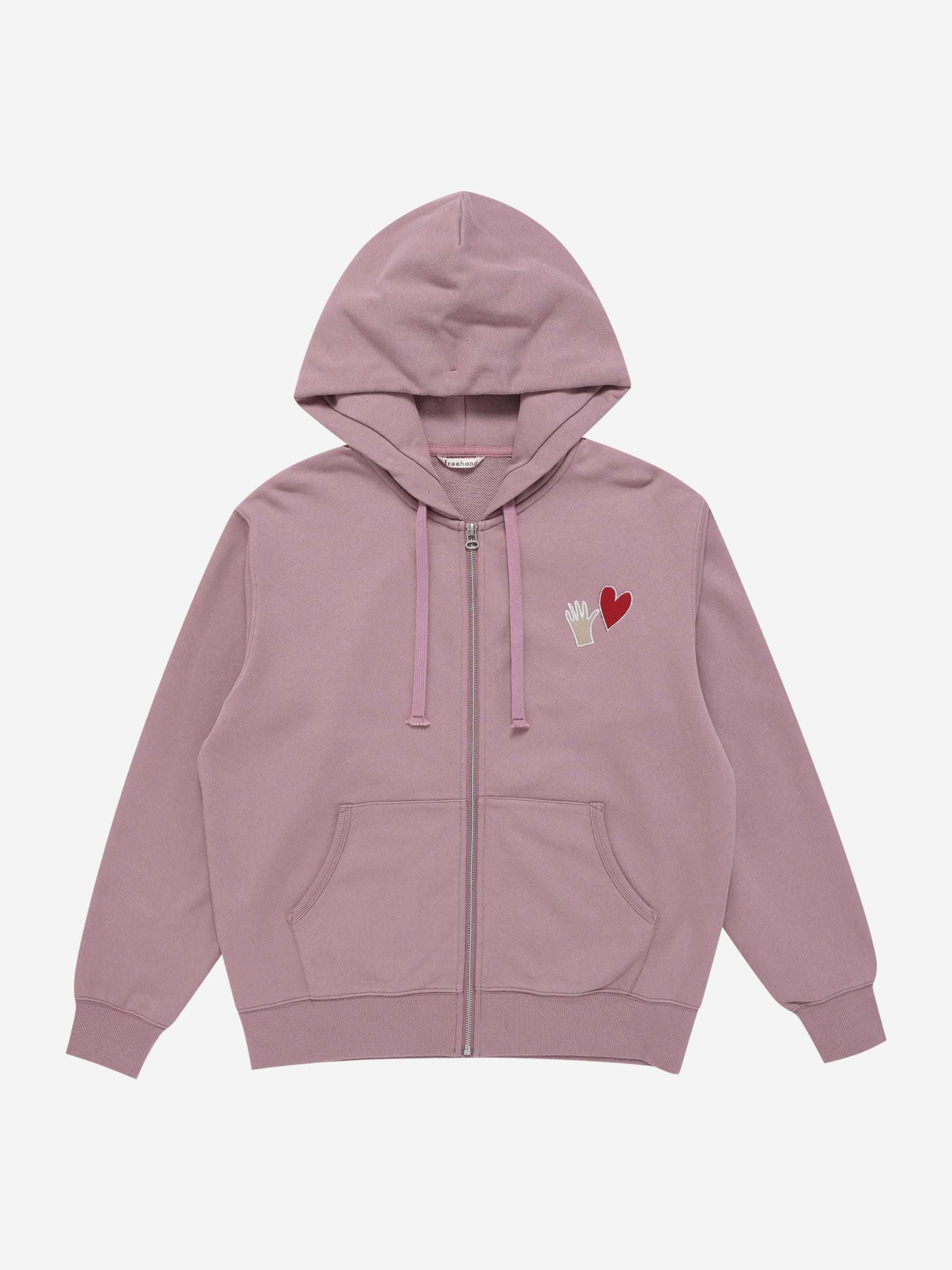 HEART ZIP HOODIE
