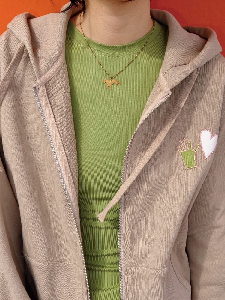 HEART ZIP HOODIE - Image 2